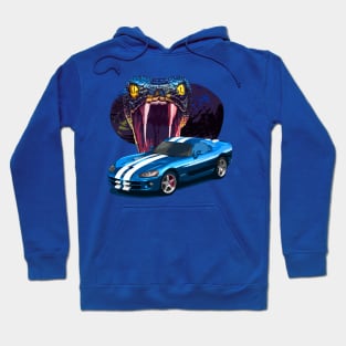 Viper Cyan Hoodie